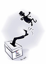 Cartoon: Sarkozy lost !... (small) by ismail dogan tagged sarkozy