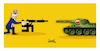 Cartoon: showdown (small) by ismail dogan tagged ukraine,war