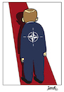 Cartoon: The target (small) by ismail dogan tagged nato,summit,ankara