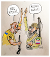 Cartoon: to each his own belief (small) by ismail dogan tagged ukraine