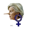 Cartoon: Ursula von der leyen (small) by ismail dogan tagged womens,day