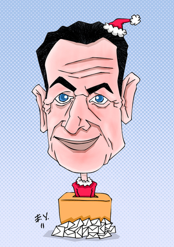 Cartoon: sarkozy (medium) by emre yilmaz tagged president,france,sarkozy