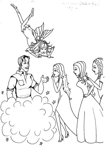 Cartoon: Princess Club (medium) by shiraz786 tagged fantasy,cartoon