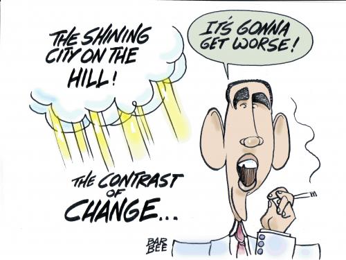 Cartoon: change (medium) by barbeefish tagged obama