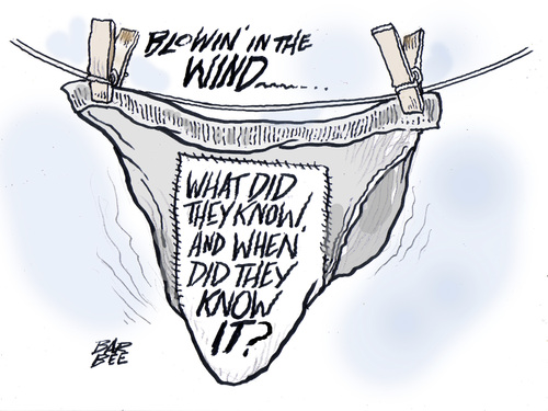 Cartoon: dirty laundry (medium) by barbeefish tagged white,house