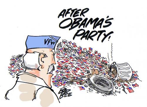 Cartoon: IN THE TRASH (medium) by barbeefish tagged dem,convention