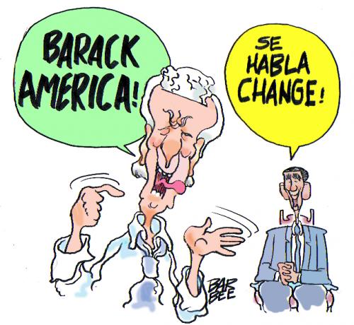 Cartoon: non ENGLISH (medium) by barbeefish tagged barack,america