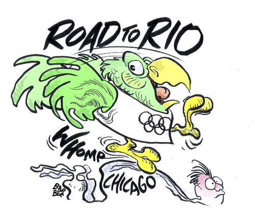 Cartoon: OLYMPICS (medium) by barbeefish tagged chicago