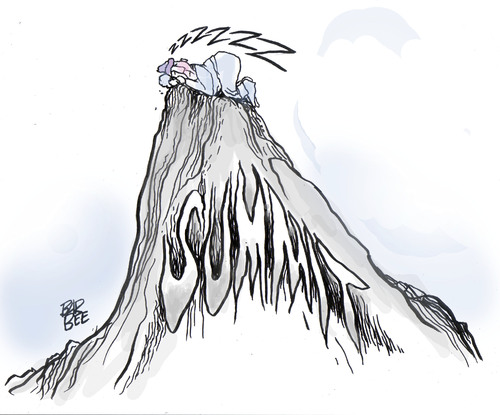 Cartoon: seven long hours (medium) by barbeefish tagged summit