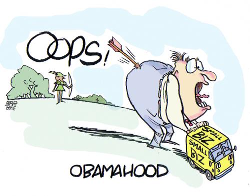 Cartoon: TAXES (medium) by barbeefish tagged the,obama,plan