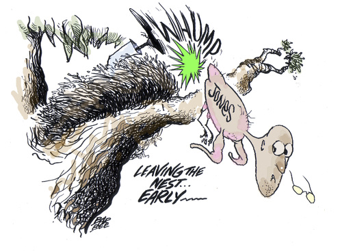 Cartoon: VAN JONES (medium) by barbeefish tagged obama