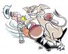 Cartoon: cows n cowboys (small) by barbeefish tagged story