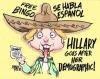 Cartoon: demographic (small) by barbeefish tagged hillary,