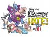 Cartoon: hate (small) by barbeefish tagged obama,