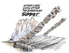 Cartoon: the meeting (small) by barbeefish tagged obama