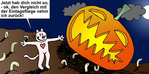 Cartoon: Halloween! (medium) by zguk tagged halloween,kürbis,minimells,nbonny