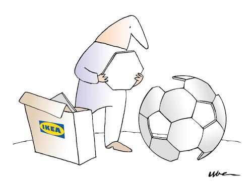 Cartoon: FOLLOW INSTRUCTION (medium) by uber tagged football,worldcup,russia,football,worldcup,russia
