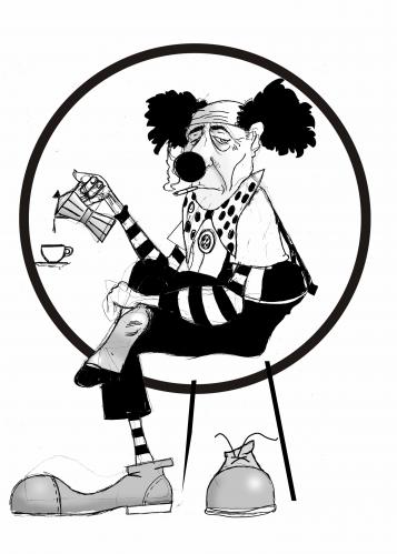 Cartoon: clown (medium) by felpa56 tagged people