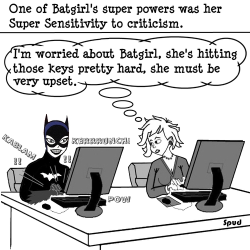 Cartoon: Bat Sulk (medium) by cartoonsbyspud tagged cartoon,spud,hr,recruitment,office,life,outsourced,marketing,it,finance,business,paul,taylor
