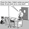 Cartoon: Don Gato 4 (small) by cartoonsbyspud tagged cartoon,spud,hr,recruitment,office,life,outsourced,marketing,it,finance,business,paul,taylor