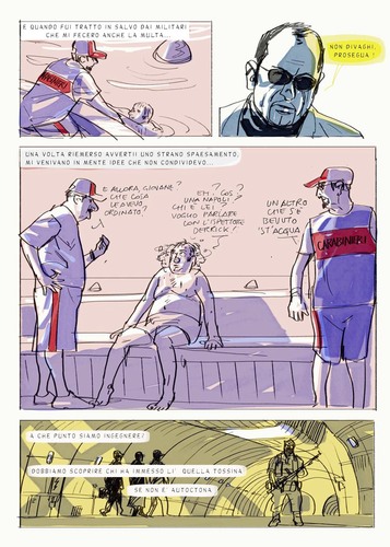 Cartoon: The X Fin Story page 5 (medium) by portos tagged giannutri,sub,xfile,fini,president,chamber,of,deputie