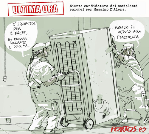 Cartoon: ULTIMA ORA (medium) by portos tagged dalema,ue