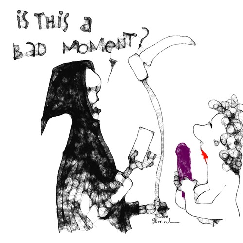 Cartoon: Bad moment (medium) by Garrincha tagged 