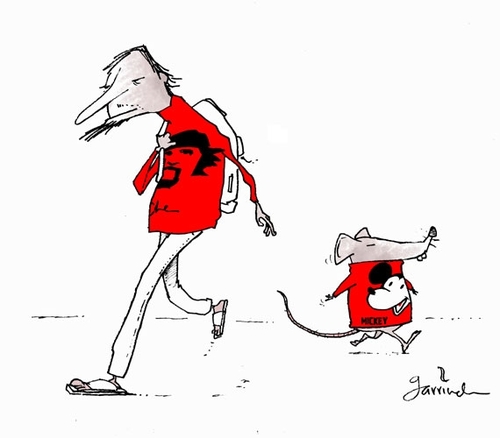 Cartoon: Che rat (medium) by Garrincha tagged gag,che,guevara,garrincha