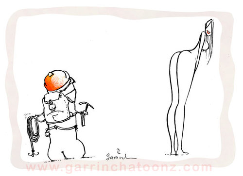Cartoon: Climber (medium) by Garrincha tagged 