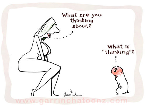 Cartoon: Deep thoughts (medium) by Garrincha tagged 
