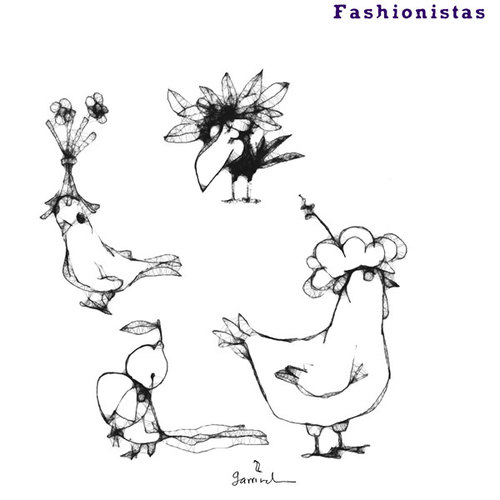 Cartoon: Fashionistas (medium) by Garrincha tagged sketch