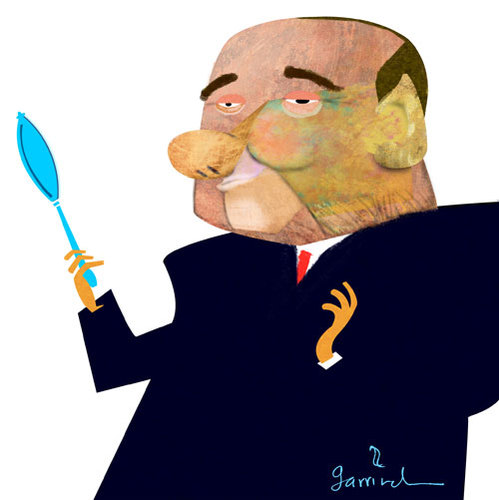 Cartoon: Il Berlusco. (medium) by Garrincha tagged caricatures