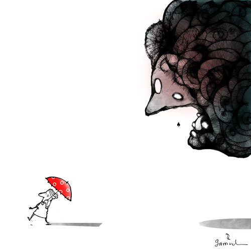 Cartoon: One of those days (medium) by Garrincha tagged ilo