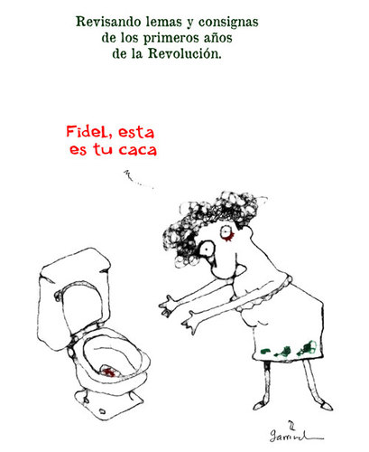 Cartoon: Revolutionary slogans (medium) by Garrincha tagged sketch
