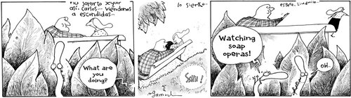 Cartoon: Soap opera (medium) by Garrincha tagged comic,strips