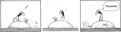 Cartoon: Streakers (medium) by Garrincha tagged comic,strips