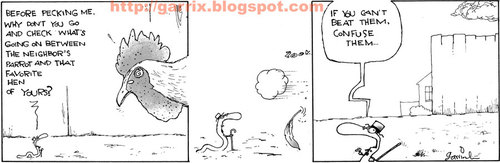 Cartoon: Tactics (medium) by Garrincha tagged comic,strips