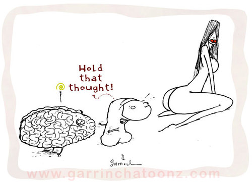 Cartoon: Thought (medium) by Garrincha tagged 