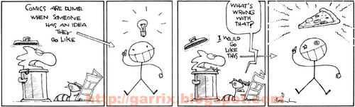 Cartoon: Thoughts 11 (medium) by Garrincha tagged comic,strips