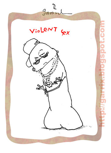 Cartoon: Violent sex (medium) by Garrincha tagged 