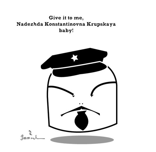 Cartoon: Vladimir Ilich (medium) by Garrincha tagged ilos