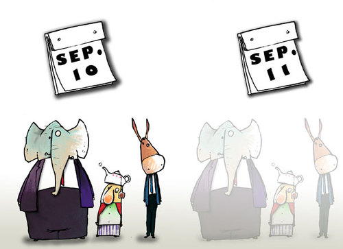 Cartoon: Wish (medium) by Garrincha tagged september,11