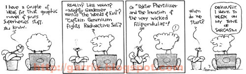 Cartoon: Writer III (medium) by Garrincha tagged strips,comic