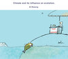 Cartoon: Evolution (small) by Garrincha tagged gag,cartoon,evolution,climate,change