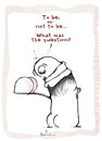 Cartoon: Hamlet (small) by Garrincha tagged sex,and,literature,classics