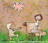 Cartoon: Love (small) by Garrincha tagged gag,cartoon
