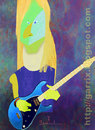 Cartoon: Steve Morse (small) by Garrincha tagged steve,morse,guitar,rock,music,deep,purple