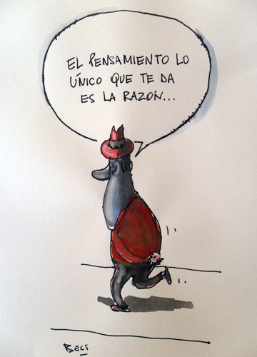 Cartoon: philosopher (medium) by el Becs tagged becs