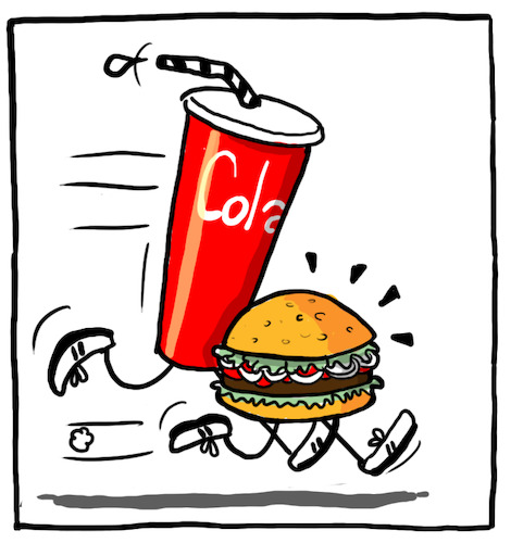 Cartoon: Fast food (medium) by darix73 tagged fastfood,business