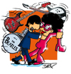 Cartoon: Disco vs Beat (small) by darix73 tagged disco,beat